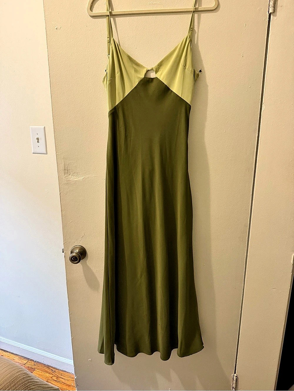 Abercrombie & Fitch Olive Maxi Dress
